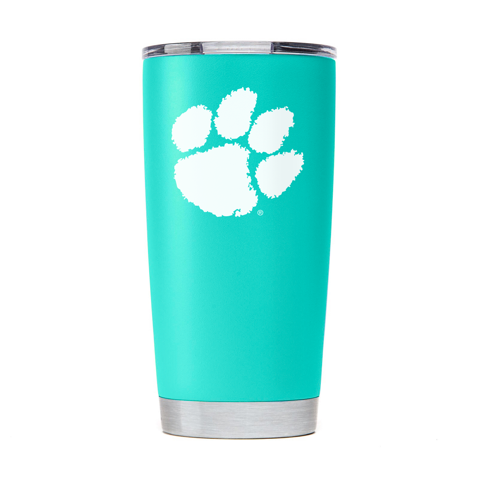 Clemson Nation -  Teal Powder Coated 20oz