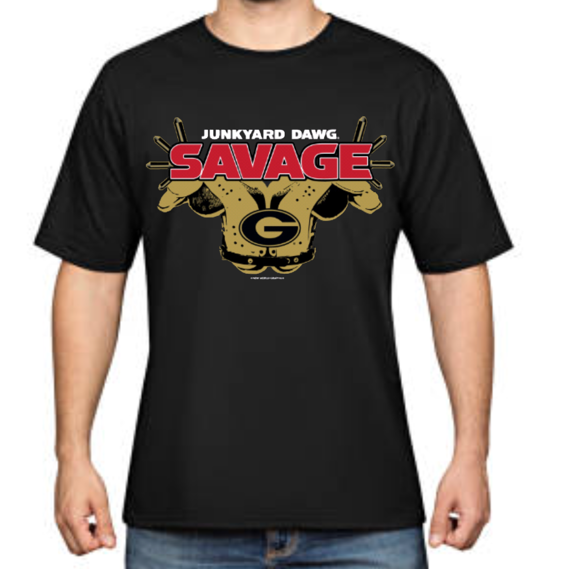 UGA Blackout "Savage" Dawg