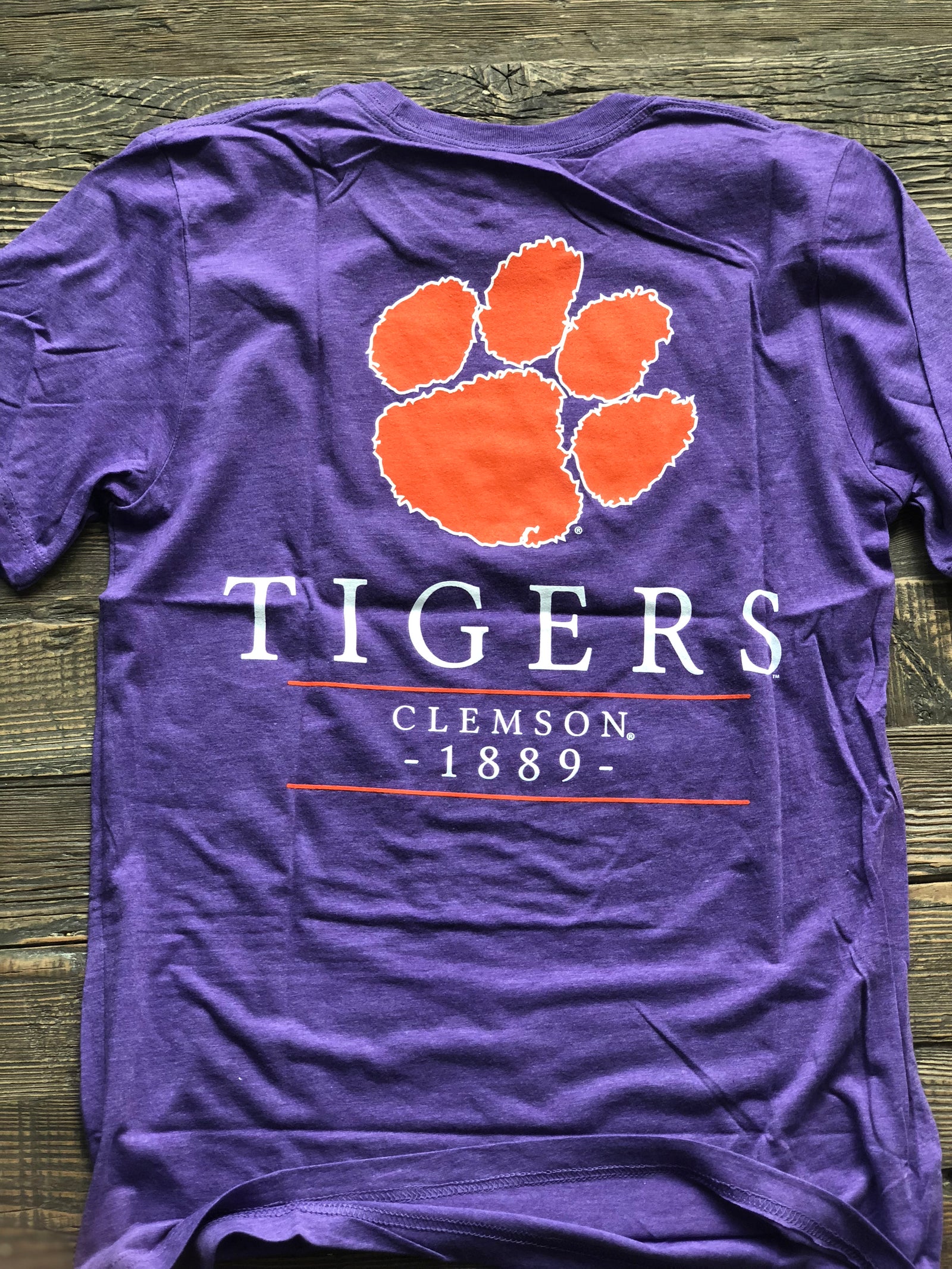 Clemson "Tiger Paw" Triblend T