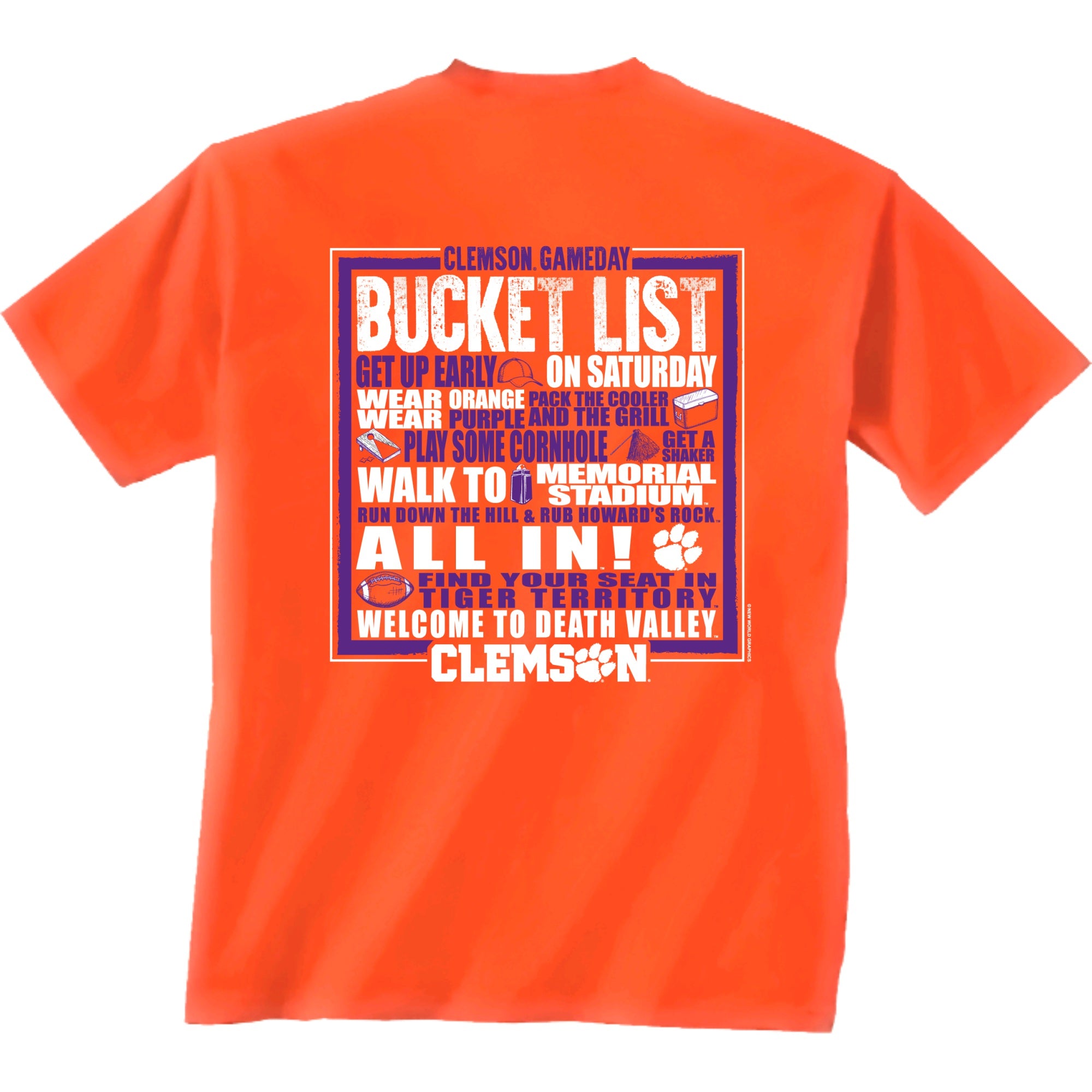 Clemson "The Bucket List"
