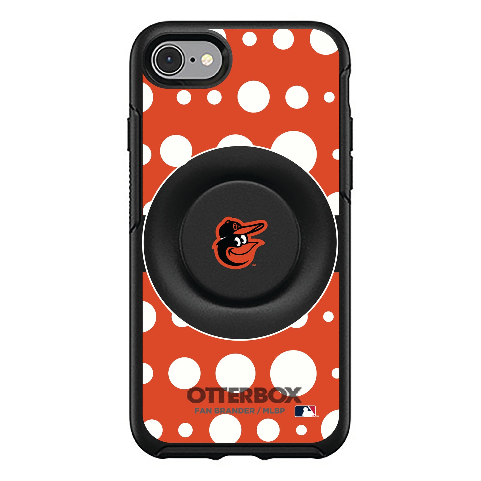 Baltimore Orioles Otter + Pop Symmetry Case - Polka Dots