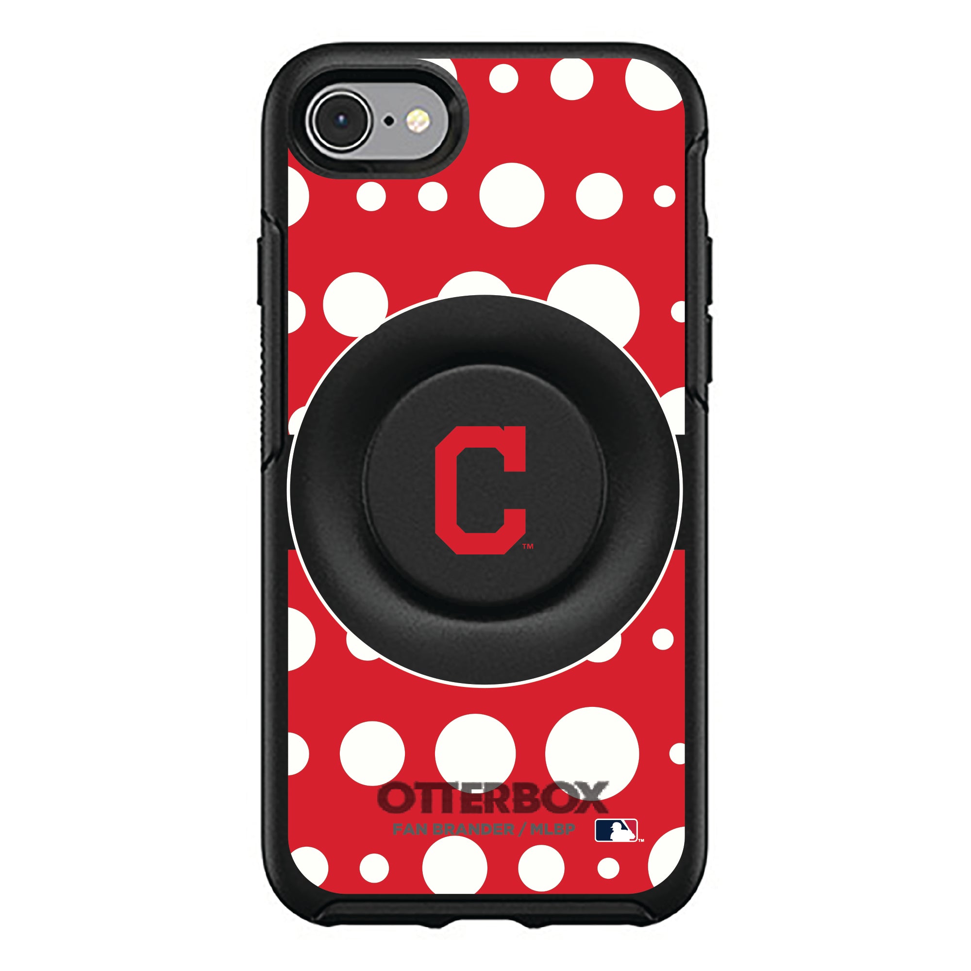 Cleveland Indians Otter + Pop Symmetry Case - Polka Dots