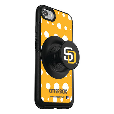 San Diego Padres Otter + Pop Symmetry Case - Polka Dots
