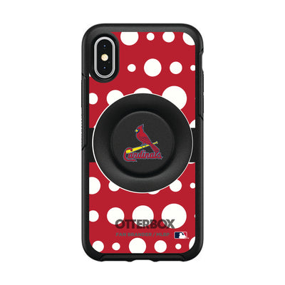 St. Louis Cardinals Otter + Pop Symmetry Case - Polka Dots