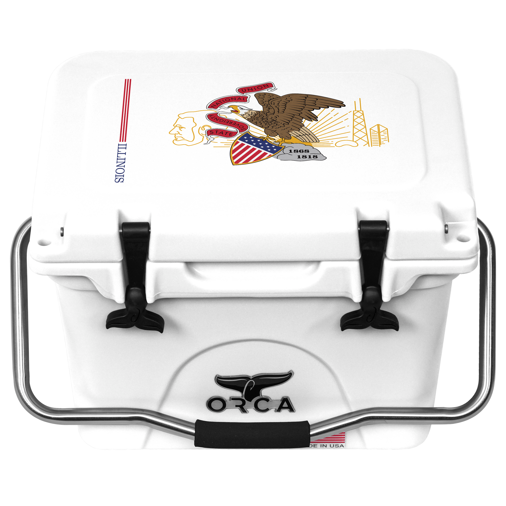 Illinois State Pride 20 Quart Cooler by ORCA