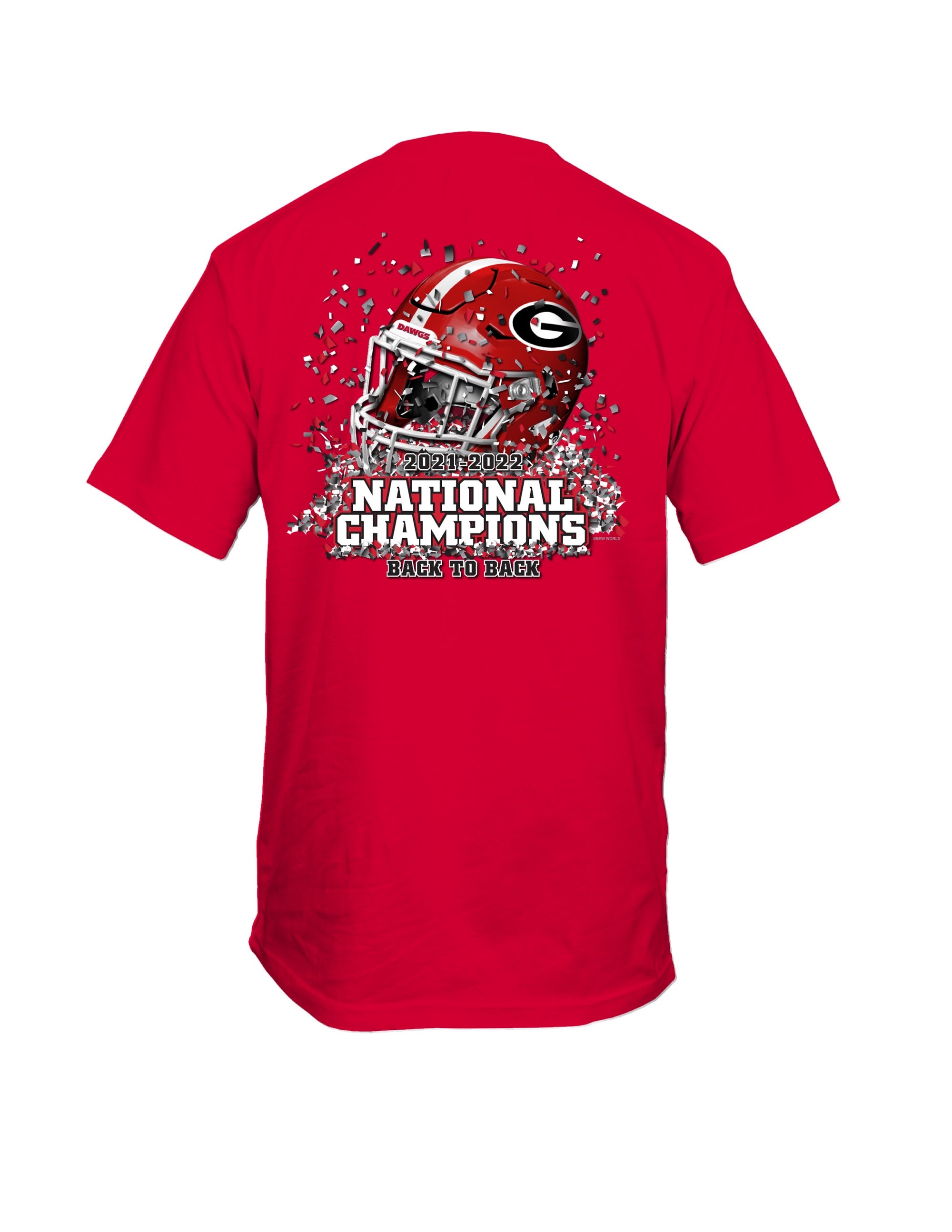 Georgia Bulldogs Champion Back-To-Back College Football Playoff National  Champions T-Shirt - Black