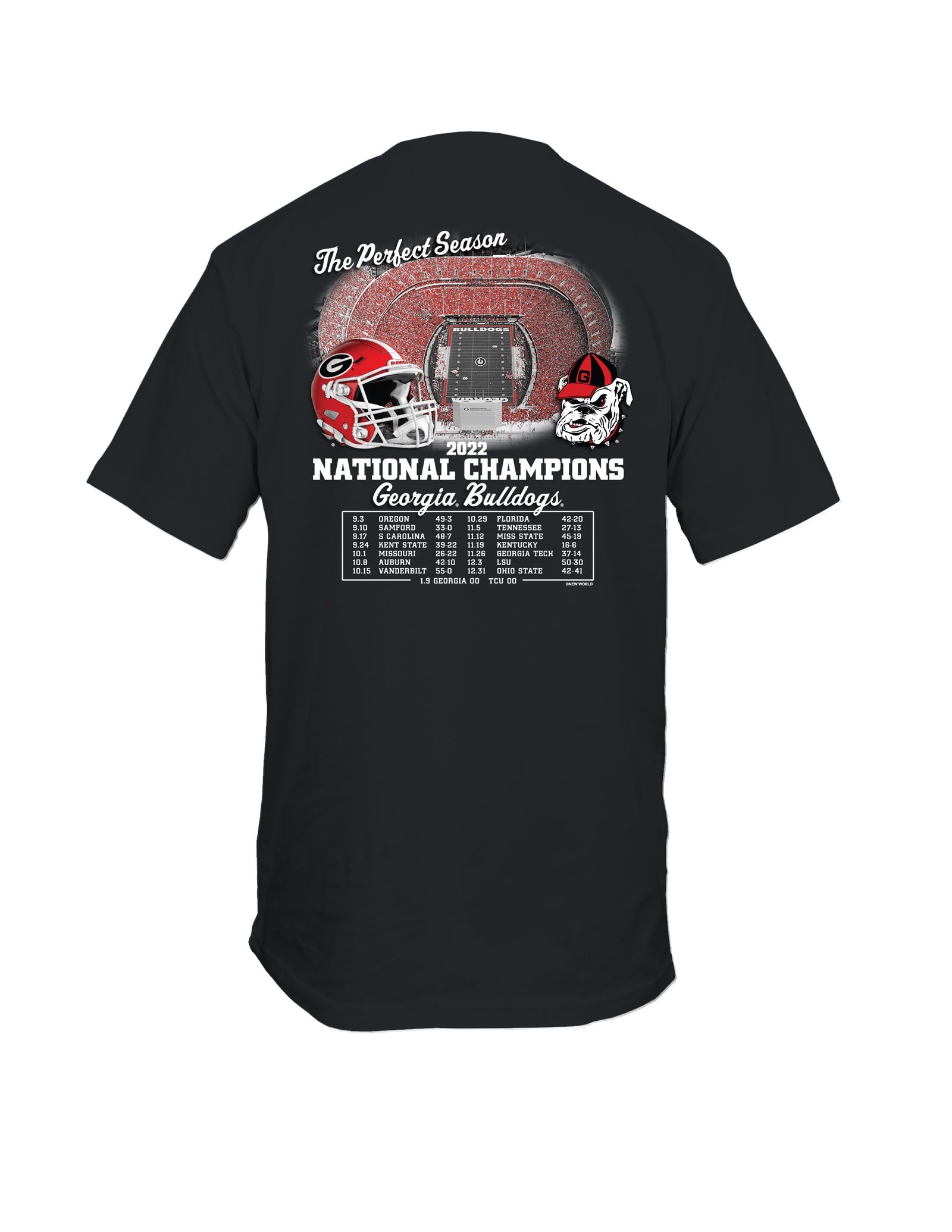 Georgia Bulldogs Atlanta Braves Champions Shirt Small Football