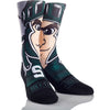 Michigan State "Sparty" socks