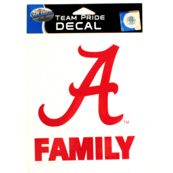 Alabama "Family" Decal *