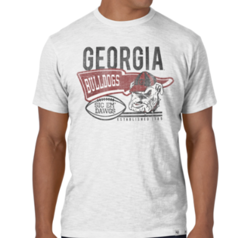 UGA "Sic Em" Vintage Scrum T