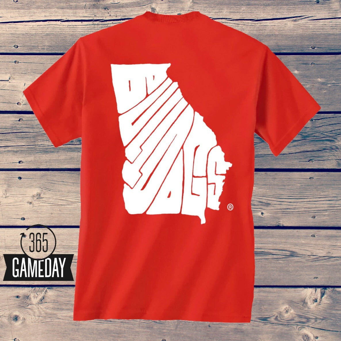 Red) UGA Official National Championship Tee - 365 Gameday