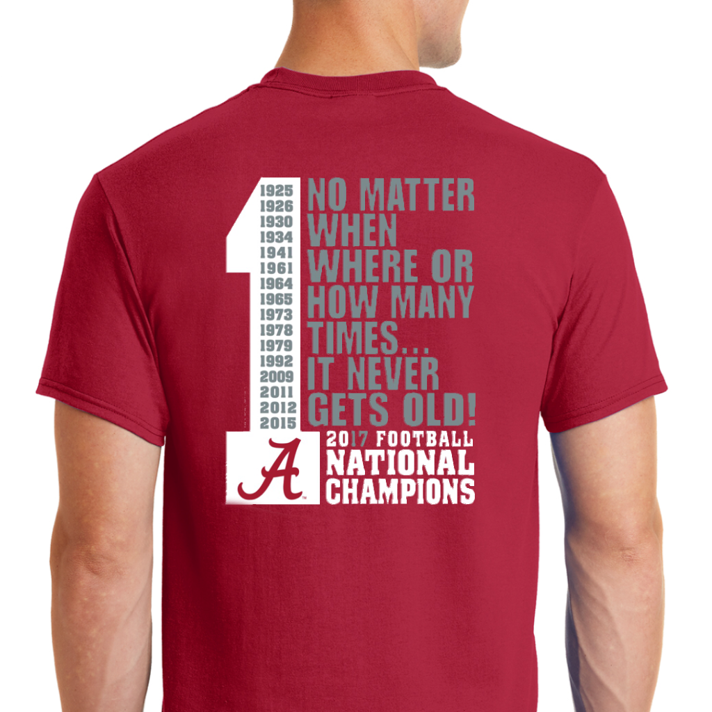 Alabama "Champs No Matter What"