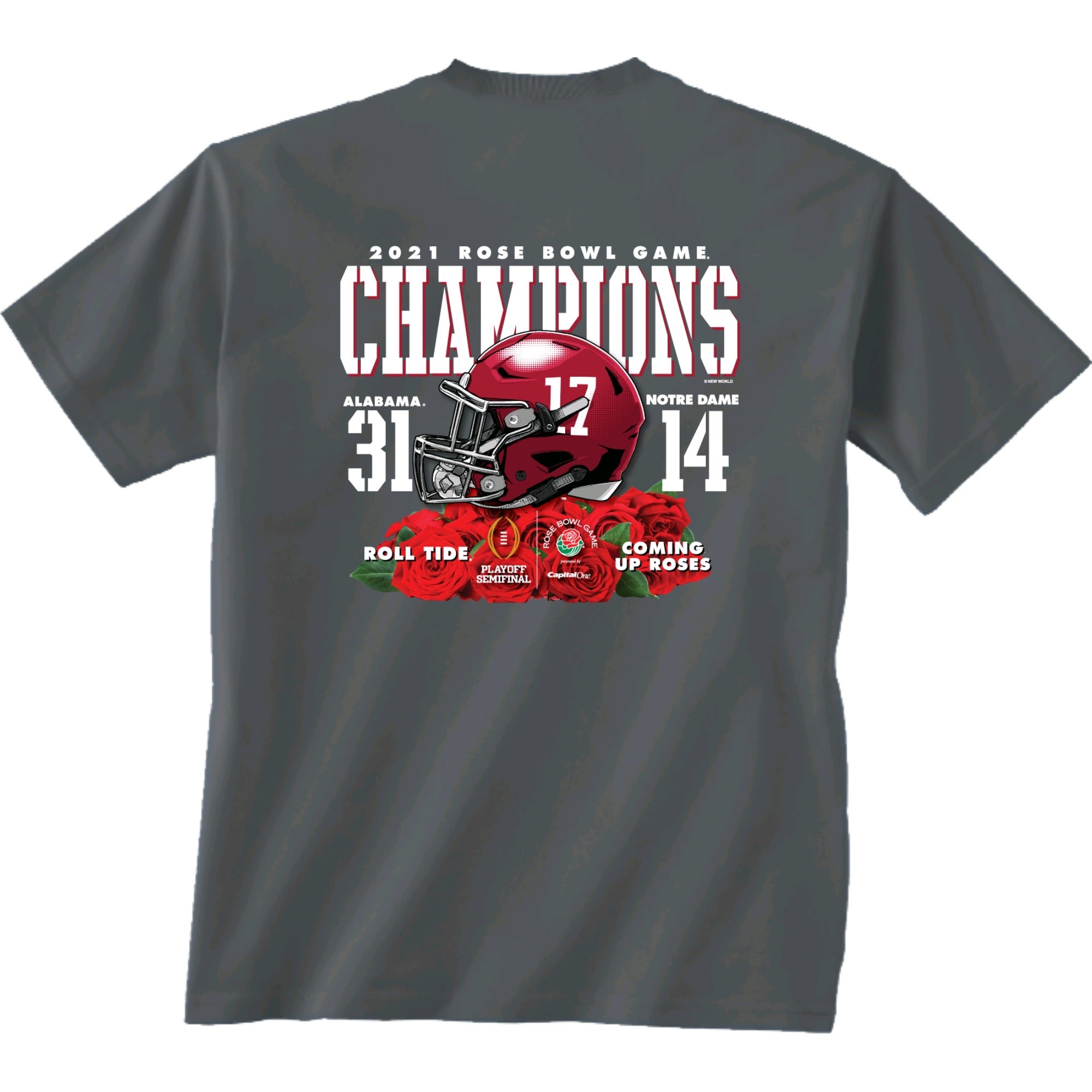 Alabama vs. ND Rose Bowl Champs T-shirt - 365 Gameday