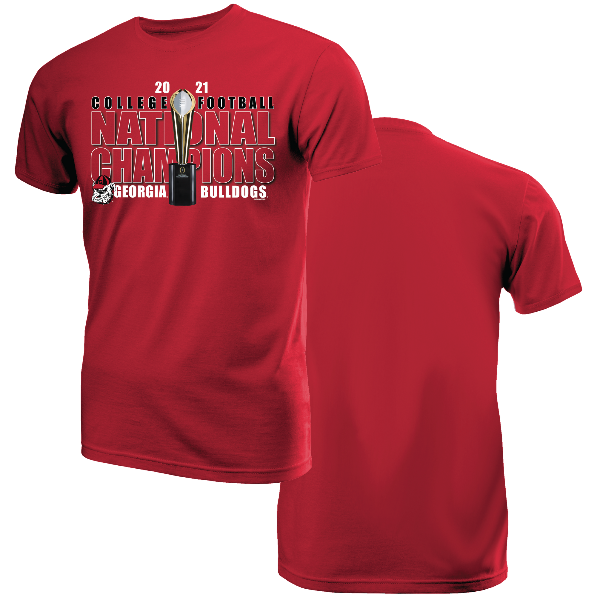 (Red) UGA "Official National Championship" Tee