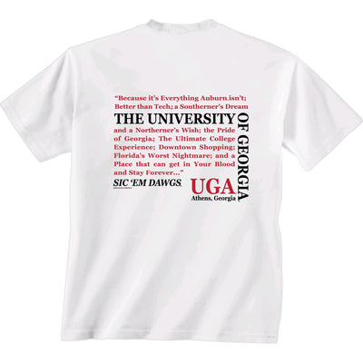 UGA "Straight Truth" on Comfort Color T